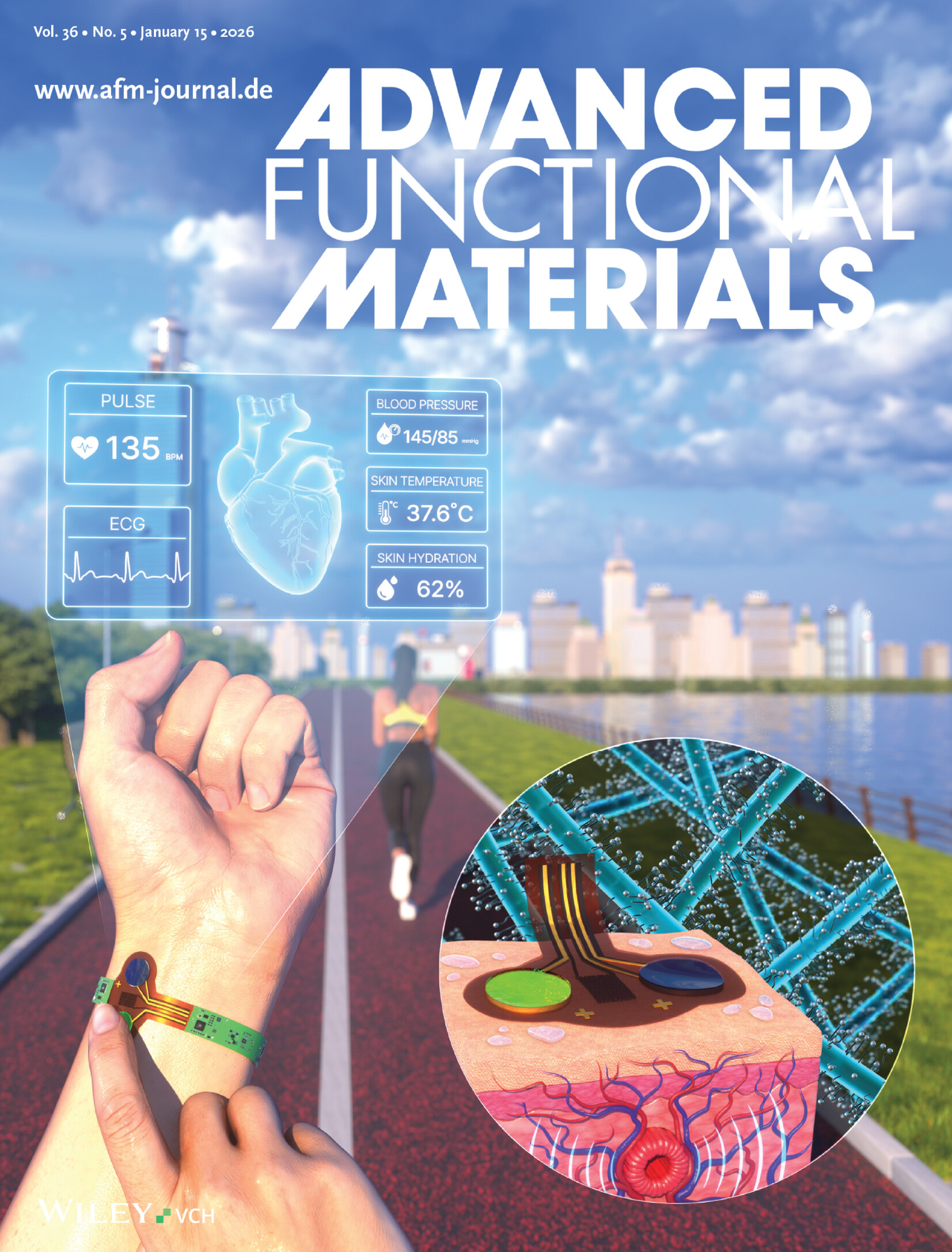 Wearable Multifunctional Epidermal Patch for Continuous and Reliable Blood Pressure Monitoring with Simultaneous Tracking of Physiological Health States