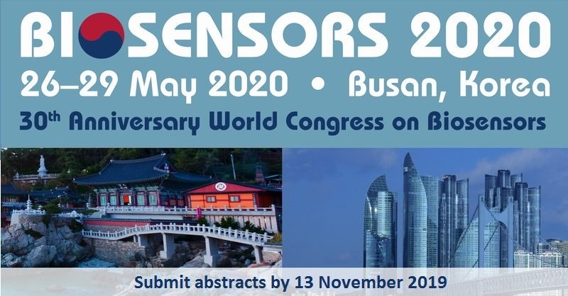 Six Papers Accepted in BIOSENSORS Conference 2020, Busan, Korea
