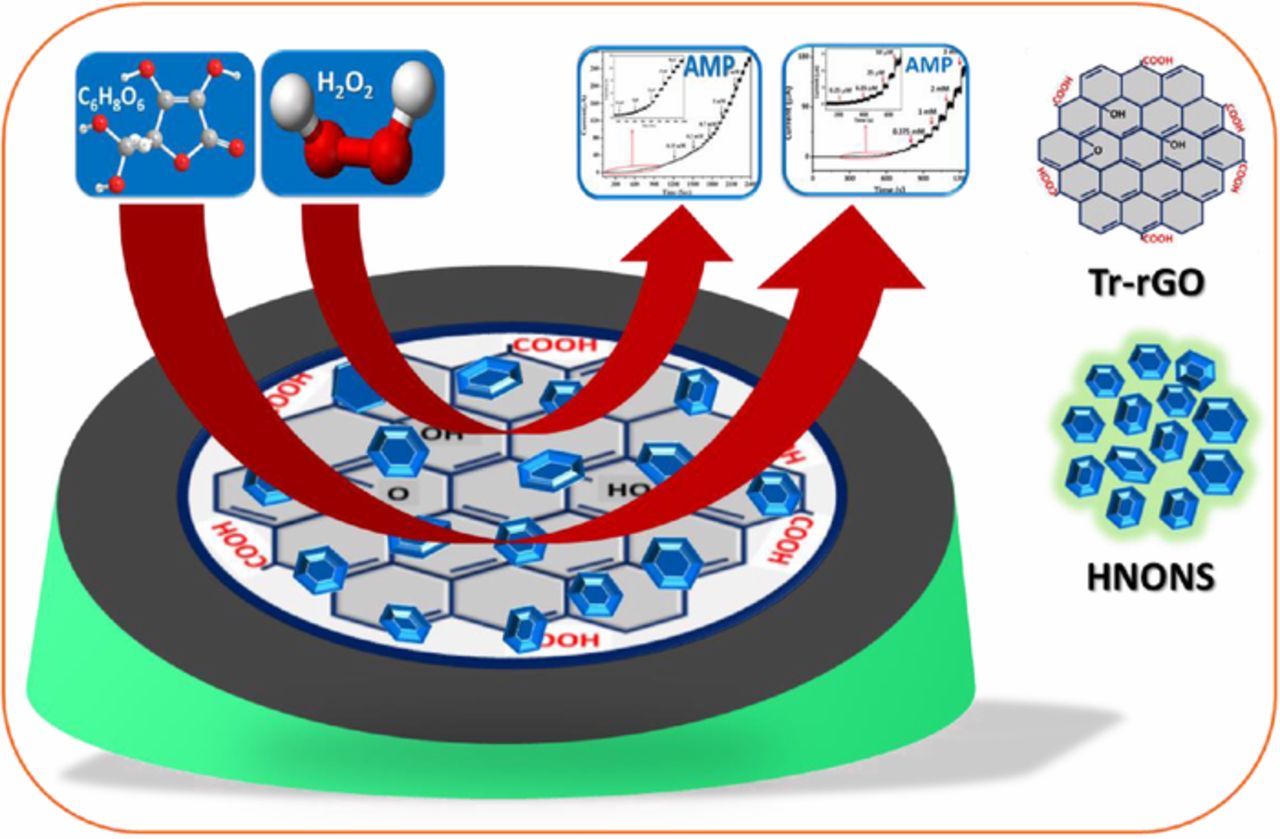 HNONS and Tr-rGO composite for non-enzymatic detection of tryptophan