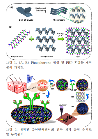 CEA 바이오마커 조기 검출을 위한 3D 다공성 그래핀 기반의 유연 면역센서